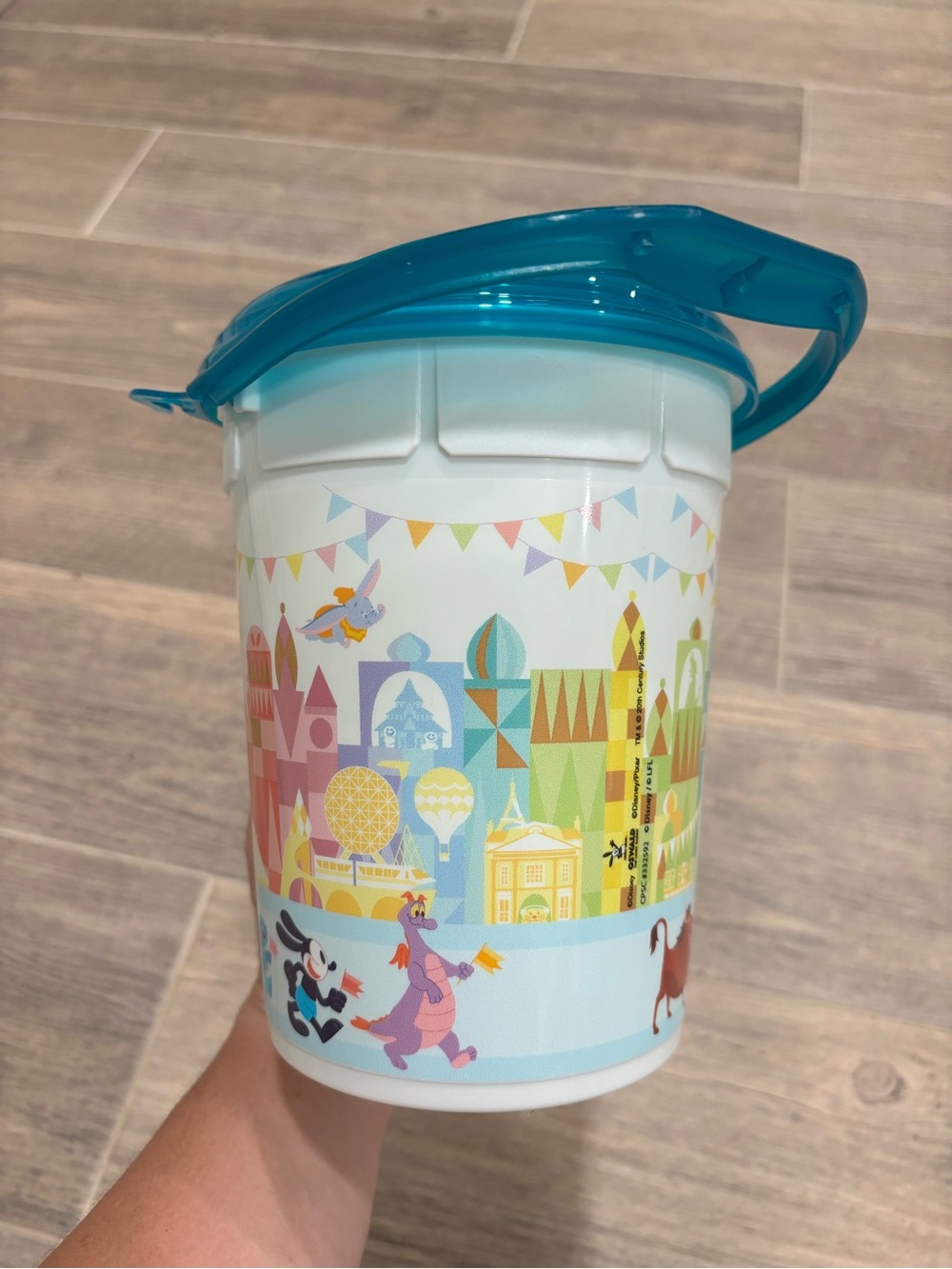 Disney Parks 2026 Disney World Passholder Four Park Icons Popcorn Bucket New - Picture 2 of 4
